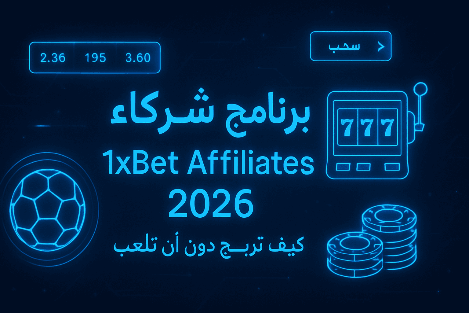 برنامج شركاء 1xBet Affiliates 2026: اربح دون اللعب برنامج شركاء 1xBet Affiliates 2026: اربح دون اللعب
