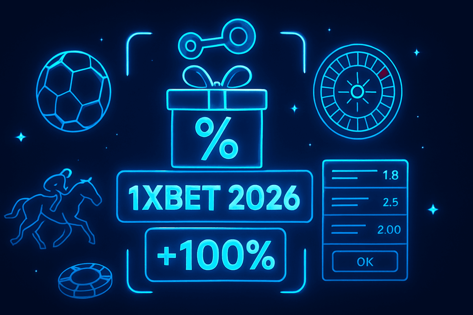رمز العرض الترويجي 1xBet 2026: احصل على %100 مكافأة رمز العرض الترويجي 1xBet 2026: احصل على %100 مكافأة