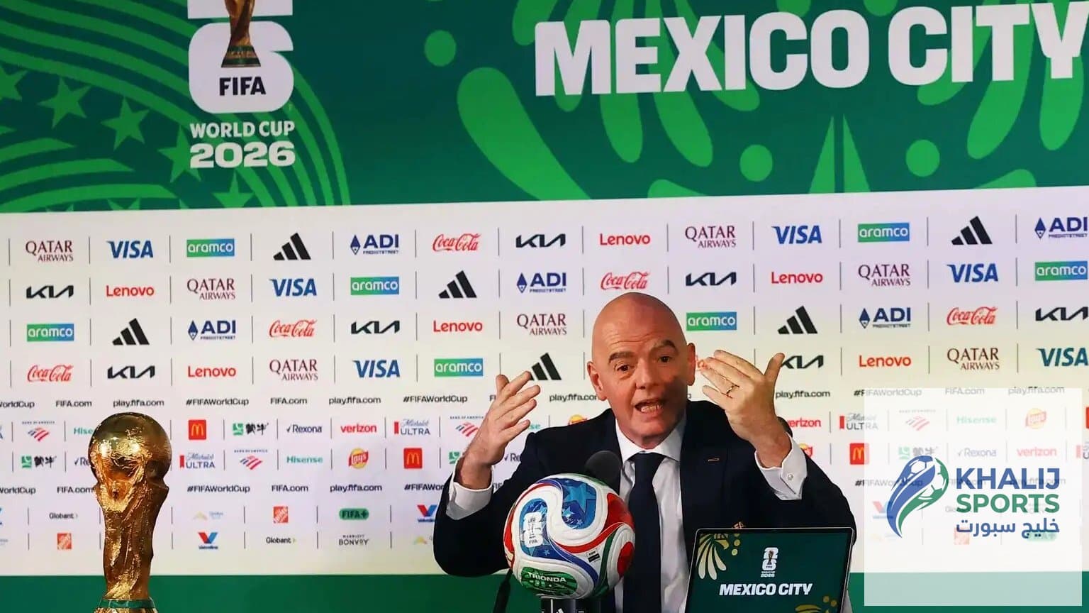 إنفانتينو يتراجع عن خطة بيع كأس العالم: هل تدور الرياح في فلك الفيفا؟ إنفانتينو يتراجع عن خطة بيع كأس العالم: هل تدور الرياح في فلك الفيفا؟
